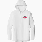 Marquette Sentinels Sport-Tek Men's Repeat 1/2-Zip Long Sleeve Hooded Jacket Front Thumbnail