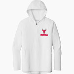 La Jolla Vikings Sport-Tek Men's Repeat 1/2-Zip Long Sleeve Hooded Jacket Front Thumbnail