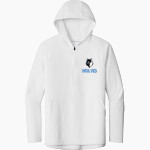 Renzulli Academy Wolves official online store <span class="pdp-name-mascot">Renzulli Wolves</span> Sport-Tek Men's Repeat 1/2-Zip Long Sleeve Hooded Jacket Front Thumbnail