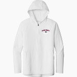 EDMOND MEMORIAL HIGH SCHOOL BULLDOGS <span class="pdp-name-mascot">EDMOND MEMORIAL BULLDOGS</span> Sport-Tek Men's Repeat 1/2-Zip Long Sleeve Hooded Jacket Front Thumbnail