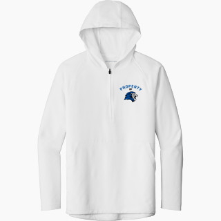 Sport-Tek Men's Repeat 1/2-Zip Long Sleeve Hooded Jacket