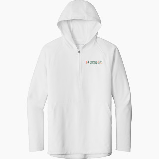 Sport-Tek Men's Repeat 1/2-Zip Long Sleeve Hooded Jacket