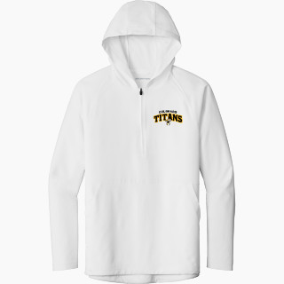 Sport-Tek Men's Repeat 1/2-Zip Long Sleeve Hooded Jacket