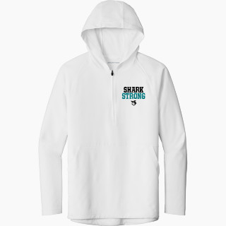 Sport-Tek Men's Repeat 1/2-Zip Long Sleeve Hooded Jacket