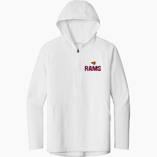 Sport-Tek Men's Repeat 1/2-Zip Long Sleeve Hooded Jacket