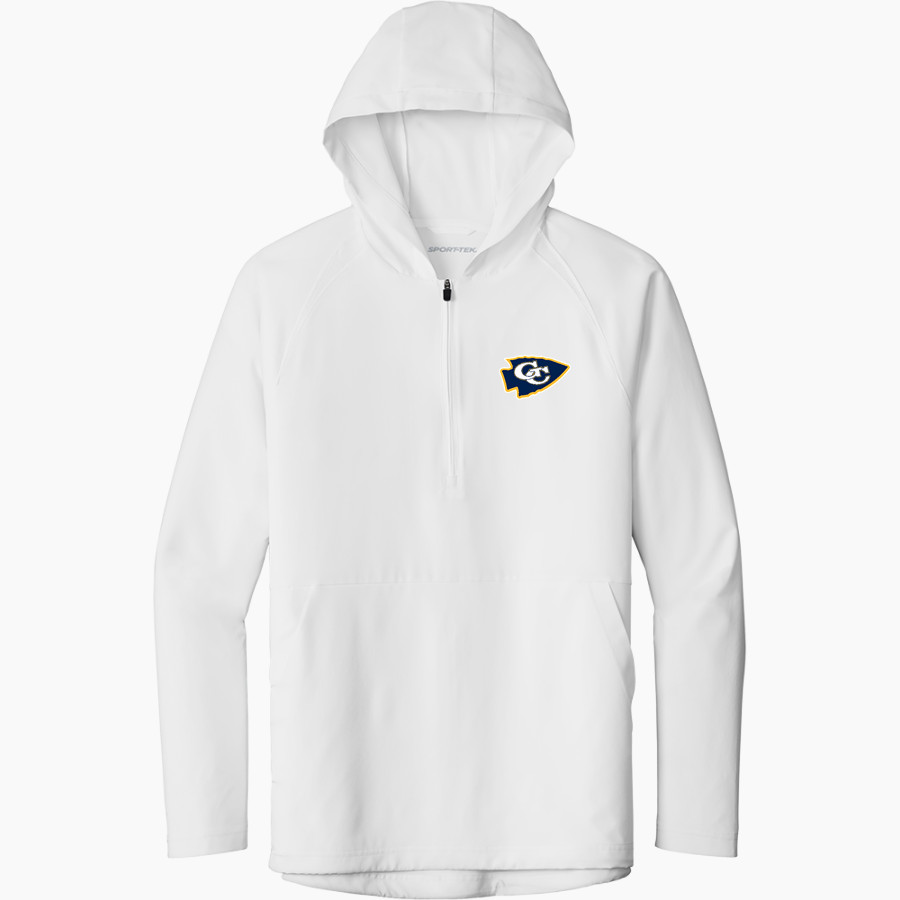 Grant County Braves The Official Online Store <span class="pdp-name-mascot">Grant County Braves</span> Sport-Tek Men's Repeat 1/2-Zip Long Sleeve Hooded Jacket
