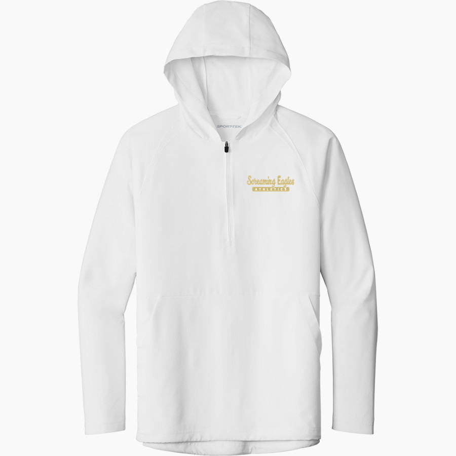 Toccoa Falls EAGLES <span class="pdp-name-mascot">TOCCOA FALLS COLLEGE EAGLES</span> Sport-Tek Men's Repeat 1/2-Zip Long Sleeve Hooded Jacket