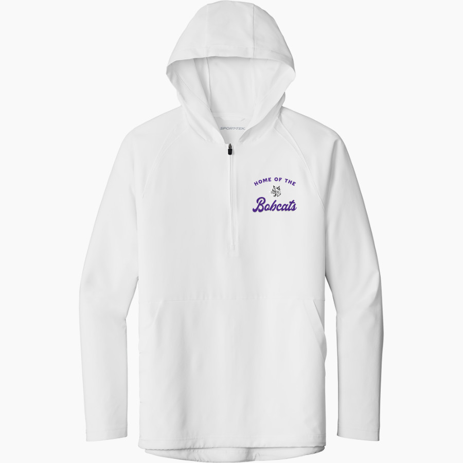 HYDRO-EAKLY HIGH SCHOOL BOBCATS Sport-Tek Men's Repeat 1/2-Zip Long Sleeve Hooded Jacket