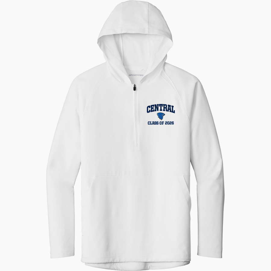 Central Twisters <span class="pdp-name-mascot">Central Twisters</span> Sport-Tek Men's Repeat 1/2-Zip Long Sleeve Hooded Jacket