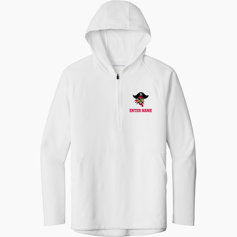 West Carrollton Pirates <span class="pdp-name-mascot">West Carrollton Pirates</span> Sport-Tek Men's Repeat 1/2-Zip Long Sleeve Hooded Jacket