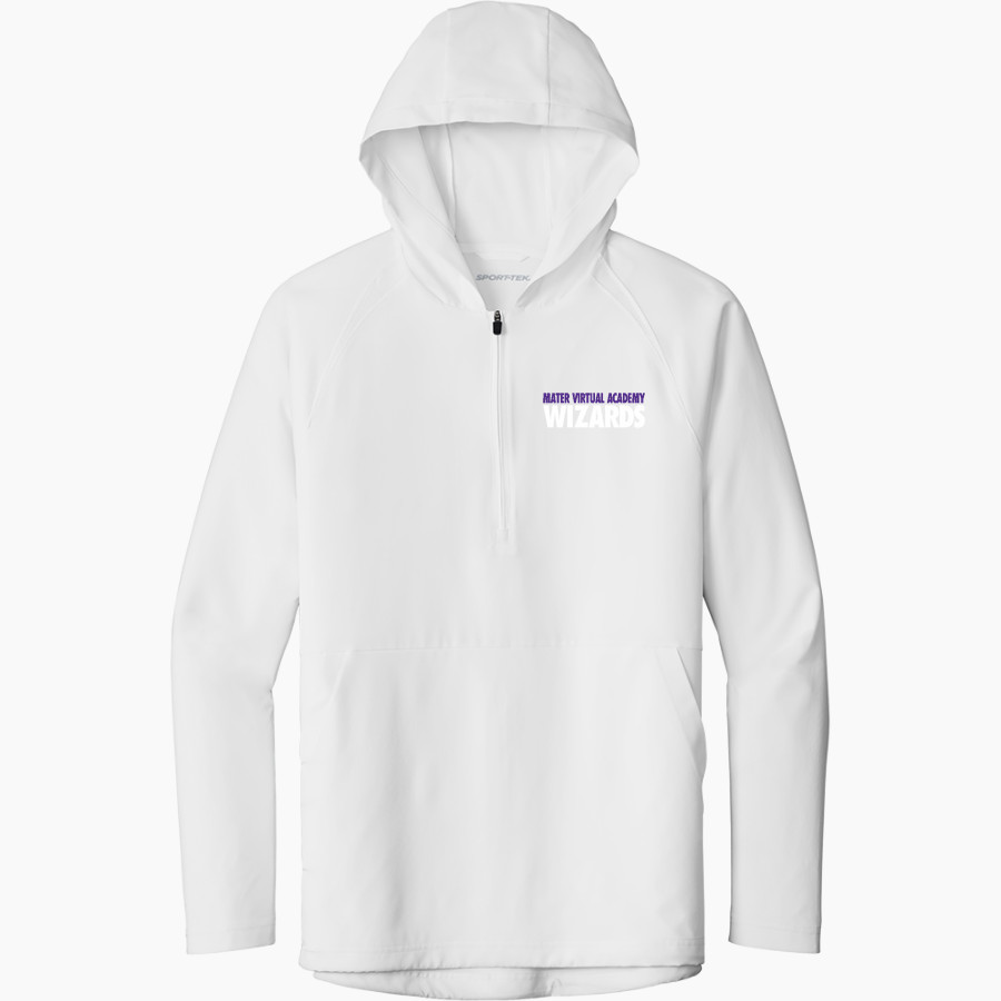 Mater Virtual Academy Wizards <span class="pdp-name-mascot">Mater Virtual Academy Wizards</span> Sport-Tek Men's Repeat 1/2-Zip Long Sleeve Hooded Jacket