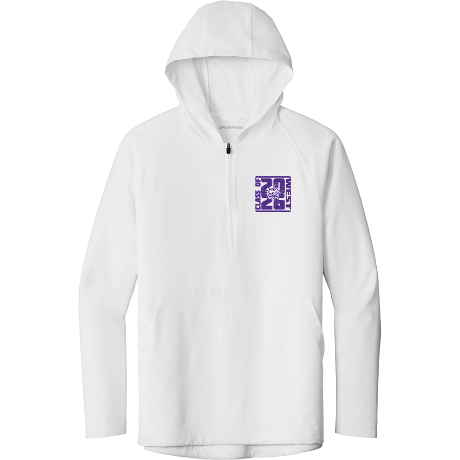 WEST HIGH SCHOOL WILDCATS <span class="pdp-name-mascot">WEST WILDCATS</span> Sport-Tek Men's Repeat 1/2-Zip Long Sleeve Hooded Jacket