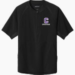 Cornell Rams <span class="pdp-name-mascot">Cornell Rams</span> Sport-Tek Men's Repeat 1/2-Zip Short Sleeve Jacket Front Thumbnail