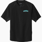 ACADEMY AT PALUMBO HIGH SCHOOL GRIFFINS Sport-Tek Men's Repeat 1/2-Zip Short Sleeve Jacket Front Thumbnail