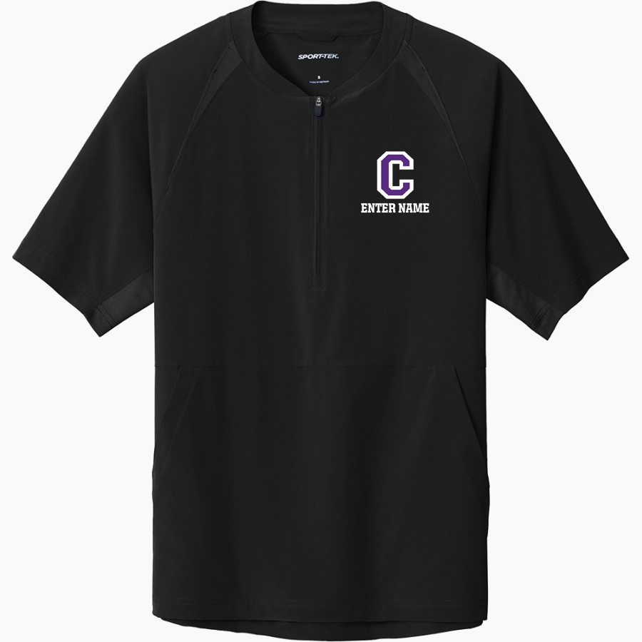 Cornell Rams <span class="pdp-name-mascot">Cornell Rams</span> Sport-Tek Men's Repeat 1/2-Zip Short Sleeve Jacket