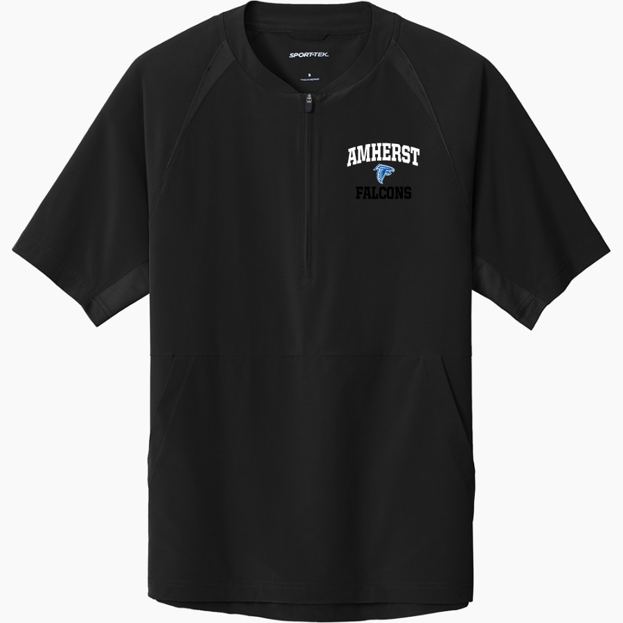 AMHERST HIGH SCHOOL FALCONS <span class="pdp-name-mascot">AMHERST FALCONS</span> Sport-Tek Men's Repeat 1/2-Zip Short Sleeve Jacket