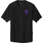 Trevecca University Trojans <span class="pdp-name-mascot">Trevecca University Trojans</span> Sport-Tek Men's Repeat 1/2-Zip Short Sleeve Jacket Front Thumbnail