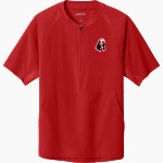 ARCADIA REDSKINS #redskinnation <span class="pdp-name-mascot">ARCADIA REDSKINS</span> Sport-Tek Men's Repeat 1/2-Zip Short Sleeve Jacket Front Thumbnail