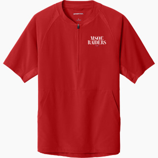 Sport-Tek Men's Repeat 1/2-Zip Short Sleeve Jacket