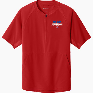 Sport-Tek Men's Repeat 1/2-Zip Short Sleeve Jacket