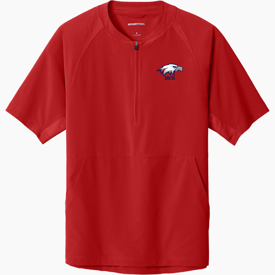 Indian Rocks Christian Eagles <span class="pdp-name-mascot">Indian Rocks Christian School Eagles</span> Sport-Tek Men's Repeat 1/2-Zip Short Sleeve Jacket