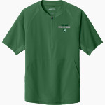 Pine Cobble Pine Cobble Sport-Tek Men's Repeat 1/2-Zip Short Sleeve Jacket Front Thumbnail