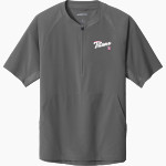 Detroit Mercy Titans Sideline Store <span class="pdp-name-mascot">UDM Titans</span> Sport-Tek Men's Repeat 1/2-Zip Short Sleeve Jacket Front Thumbnail