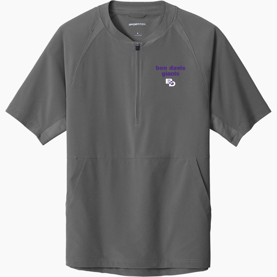 Ben Davis Giants Sport-Tek Men's Repeat 1/2-Zip Short Sleeve Jacket