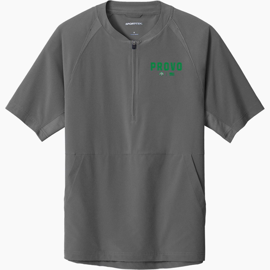 PROVO HIGH SCHOOL BULLDOGS <span class="pdp-name-mascot">PROVO BULLDOGS</span> Sport-Tek Men's Repeat 1/2-Zip Short Sleeve Jacket