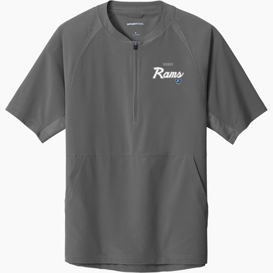 Weber Rams Sport-Tek Men's Repeat 1/2-Zip Short Sleeve Jacket