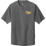 Smyrna Bulldogs <span class="pdp-name-mascot">Smyrna Bulldogs</span> Sport-Tek Men's Repeat 1/2-Zip Short Sleeve Jacket Front Thumbnail