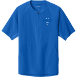 Ohio Glaciers Glaciers <span class="pdp-name-mascot">Ohio Glaciers Glaciers</span> Sport-Tek Men's Repeat 1/2-Zip Short Sleeve Jacket Front Thumbnail