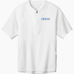CROM 0 <span class="pdp-name-mascot">CROM Corp</span> Sport-Tek Men's Repeat 1/2-Zip Short Sleeve Jacket Front Thumbnail