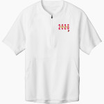 Otterbein University Cardinals <span class="pdp-name-mascot">Otterbein University Cardinals</span> Sport-Tek Men's Repeat 1/2-Zip Short Sleeve Jacket Front Thumbnail