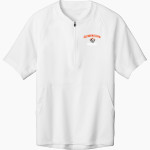 CMIT North Middle Spirit Shop Tigers <span class="pdp-name-mascot">Chesapeake Math & It Pc - Ms Golden Tigers</span> Sport-Tek Men's Repeat 1/2-Zip Short Sleeve Jacket Front Thumbnail