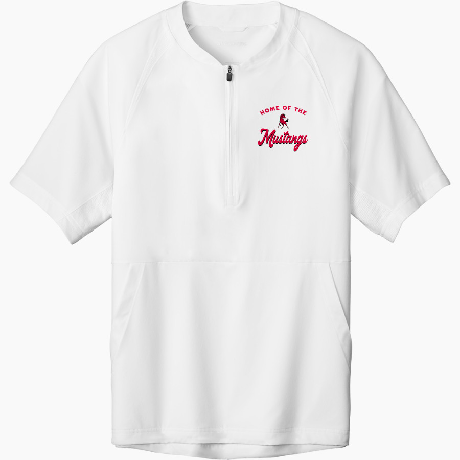 FRONTIER HIGH SCHOOL MUSTANGS Sport-Tek Men's Repeat 1/2-Zip Short Sleeve Jacket