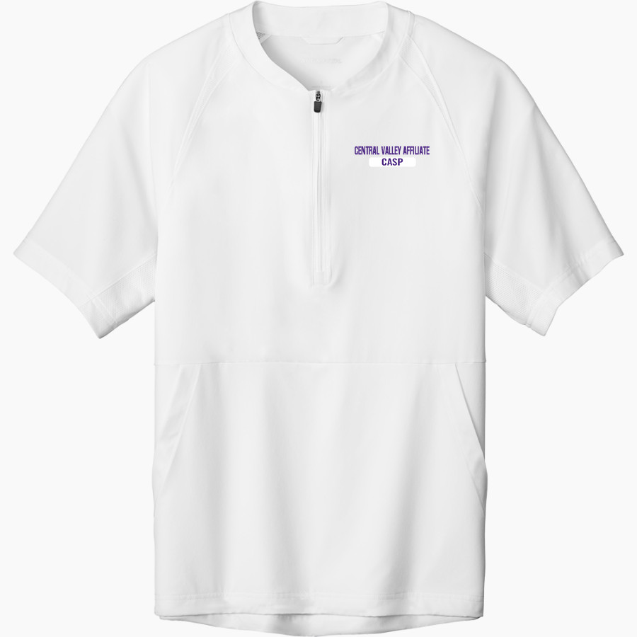 Central Valley Affiliate - CASP <span class="pdp-name-mascot">Central Valley Affiliate-CASP</span> Sport-Tek Men's Repeat 1/2-Zip Short Sleeve Jacket