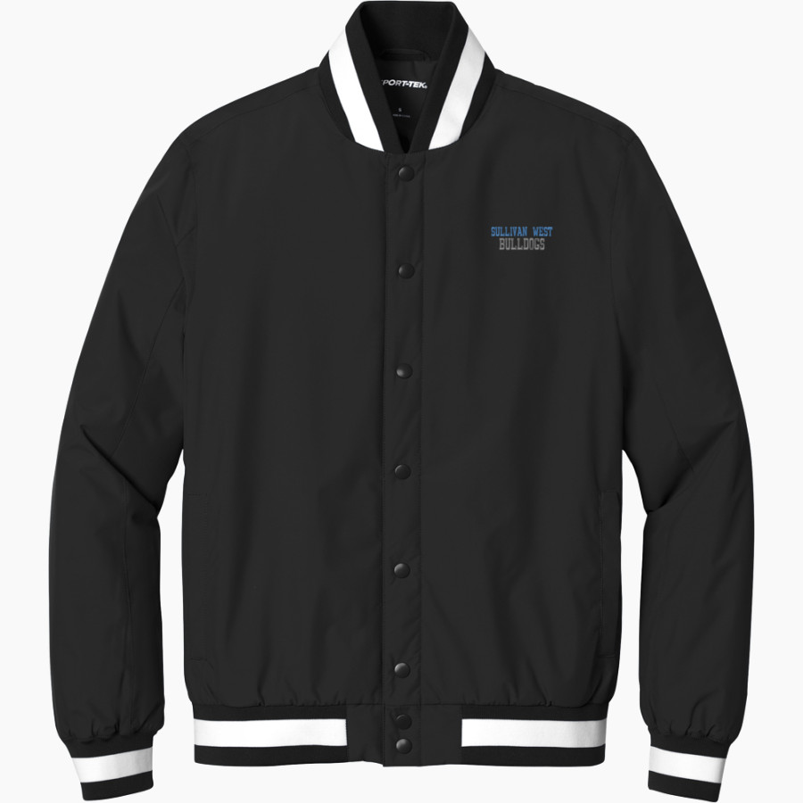 SULLIVAN WEST HIGH SCHOOL BULLDOGS <span class="pdp-name-mascot">SULLIVAN WEST BULLDOGS</span> Sport-Tek Men's Insulated Bomber Jacket