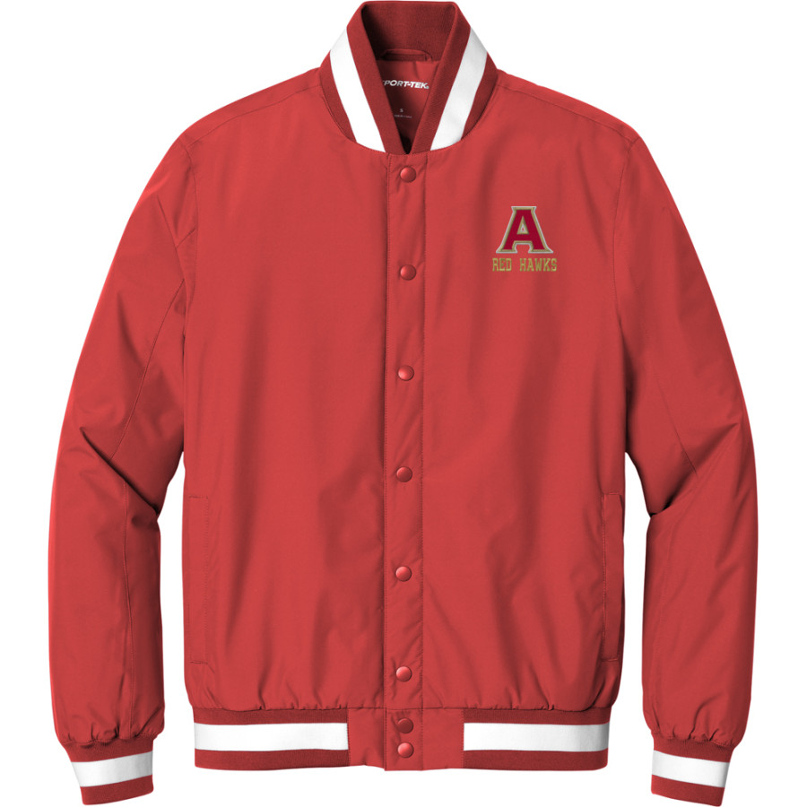 ATHENS HIGH SCHOOL RED HAWKS <span class="pdp-name-mascot">ATHENS RED HAWKS</span> Sport-Tek Men's Insulated Bomber Jacket