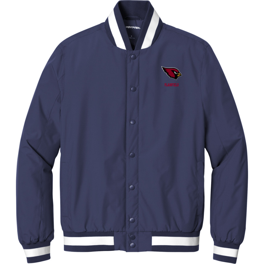 PLAINFIELD HIGH SCHOOL CARDINALS Sport-Tek Men's Insulated Bomber Jacket