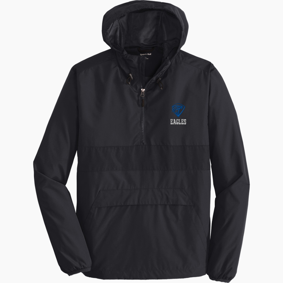 Calvary Christian Eagles <span class="pdp-name-mascot">Calvary Christian Eagles</span> Sport-Tek Men's PosiCharge Zipped Pocket Anorak
