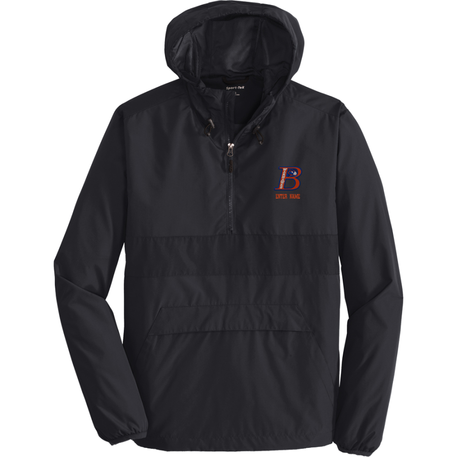 Bloomfield Warhawks <span class="pdp-name-mascot">Bloomfield Warhawks</span> Sport-Tek Men's PosiCharge Zipped Pocket Anorak