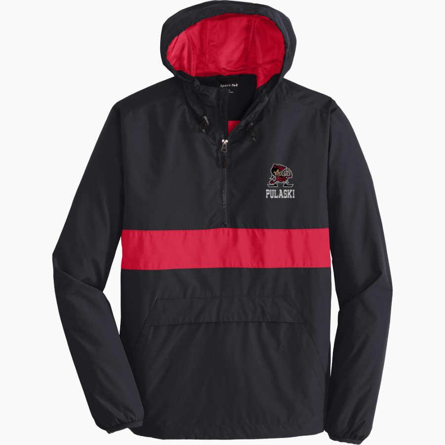 Pulaski Red Raiders <span class="pdp-name-mascot">Pulaski Red Reaiders</span> Sport-Tek Men's PosiCharge Zipped Pocket Anorak