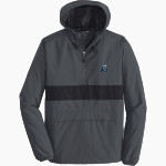 Lawrence University Vikings Online Store <span class="pdp-name-mascot">Lawrence</span> Sport-Tek Men's PosiCharge Zipped Pocket Anorak Front Thumbnail