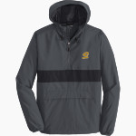 Smithfield Basketball Association Sport-Tek Men's PosiCharge Zipped Pocket Anorak Front Thumbnail