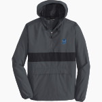 DAVIS SENIOR HIGH SCHOOL BLUE DEVILS <span class="pdp-name-mascot">DAVIS BLUE DEVILS</span> Sport-Tek Men's PosiCharge Zipped Pocket Anorak Front Thumbnail