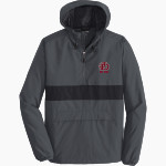 Jamesville DeWitt Red Rams Sport-Tek Men's PosiCharge Zipped Pocket Anorak Front Thumbnail