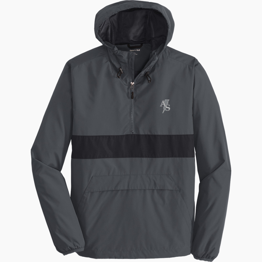 All Saints Blue Thunder <span class="pdp-name-mascot">All Saints Blue Thunder</span> Sport-Tek Men's PosiCharge Zipped Pocket Anorak