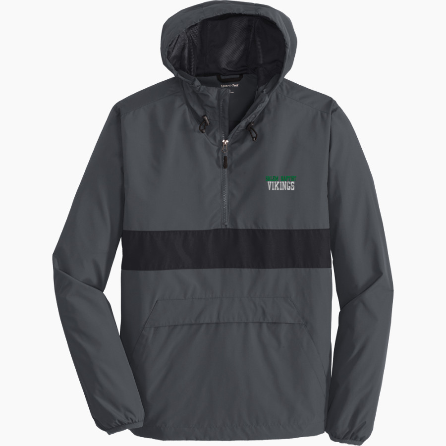 Salem Baptist Vikings Sport-Tek Men's PosiCharge Zipped Pocket Anorak