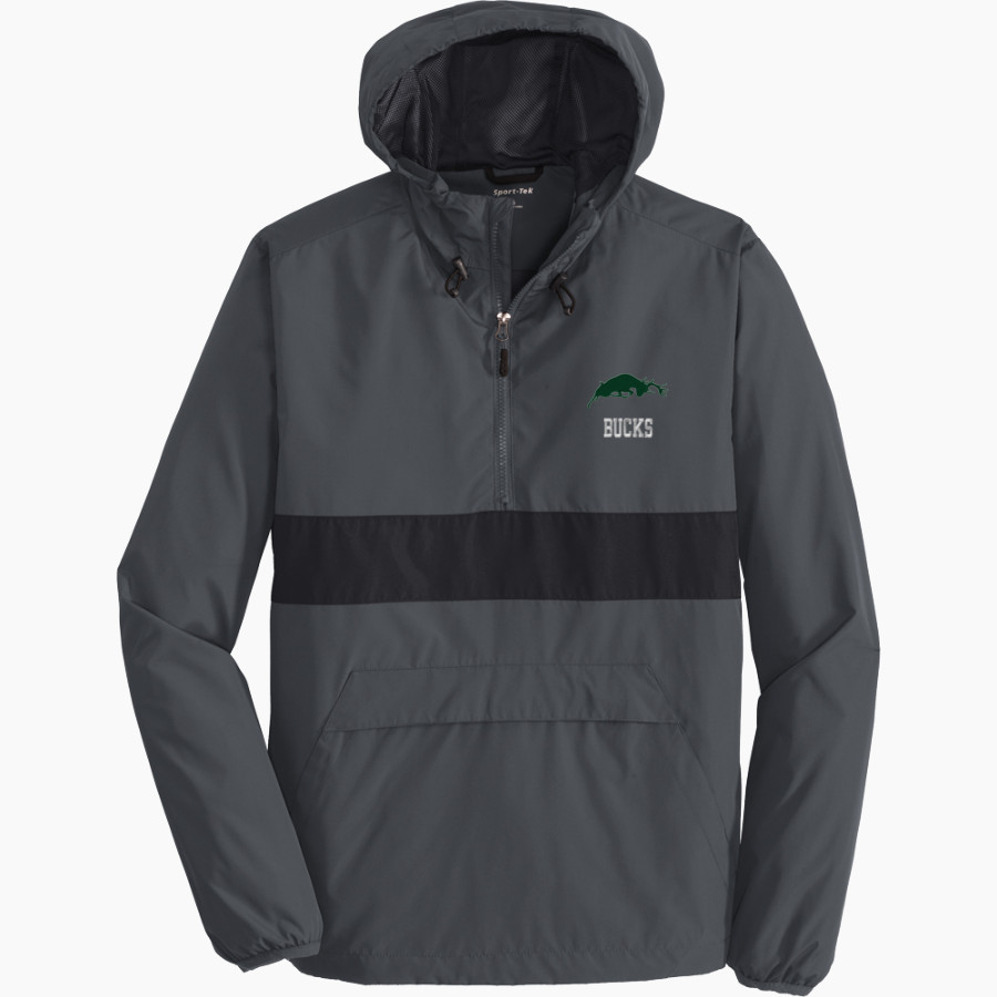 PINE RIVER HIGH SCHOOL BUCKS <span class="pdp-name-mascot">PINE RIVER BUCKS</span> Sport-Tek Men's PosiCharge Zipped Pocket Anorak